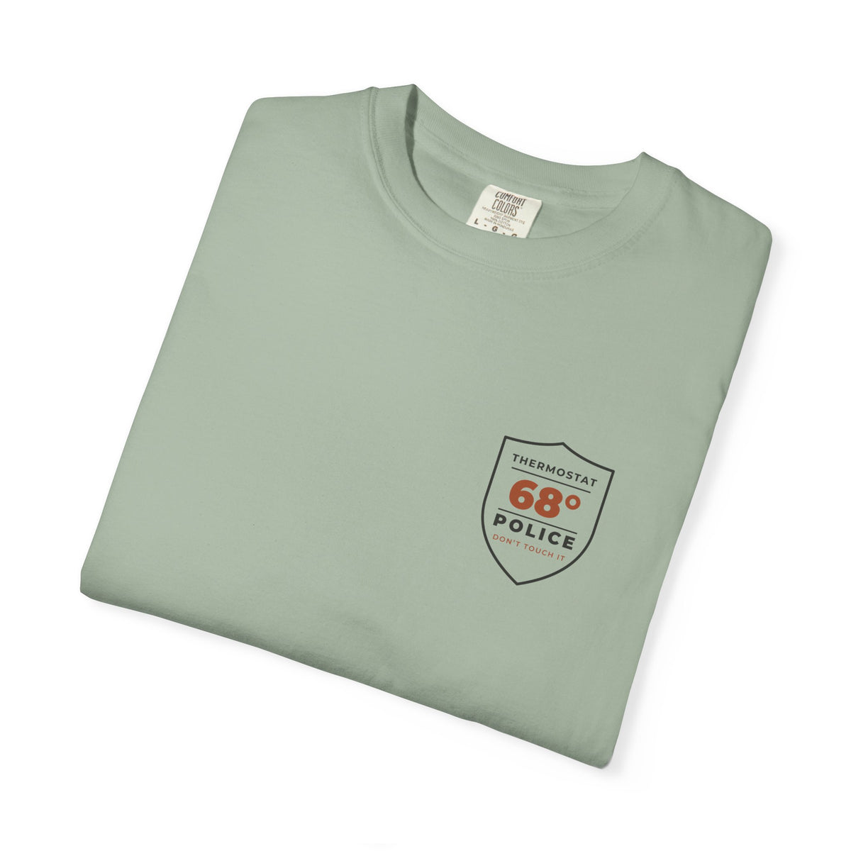 Folded bay Thermostat Police tee by Mildly Unavailable